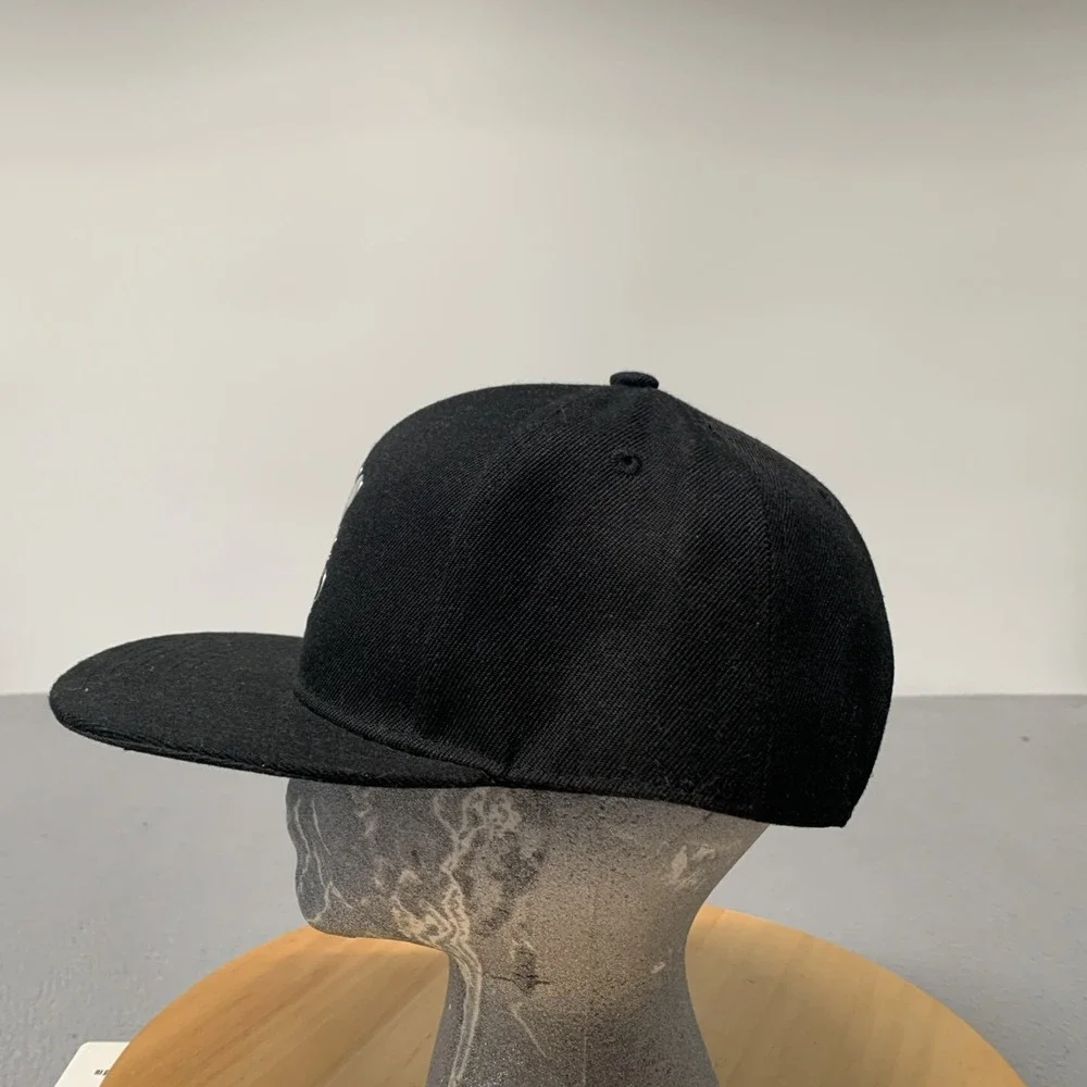 Disney 100 Mickey Mouse Chrome Enamel Snapback Hat Black 100th Anniversary NWOT